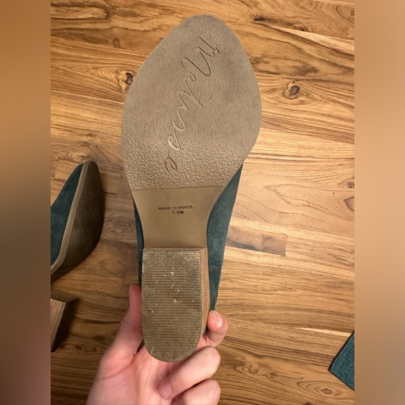 Anthropologie Matisse Soho suede back zip Western style ankle boot 7.5 - Picture 10 of 11